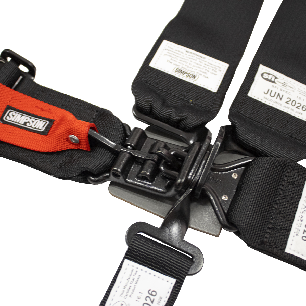 Simpson – 5 Point Seat Belt – Black SFI 16.1 – Hans 2 ” Shoulder